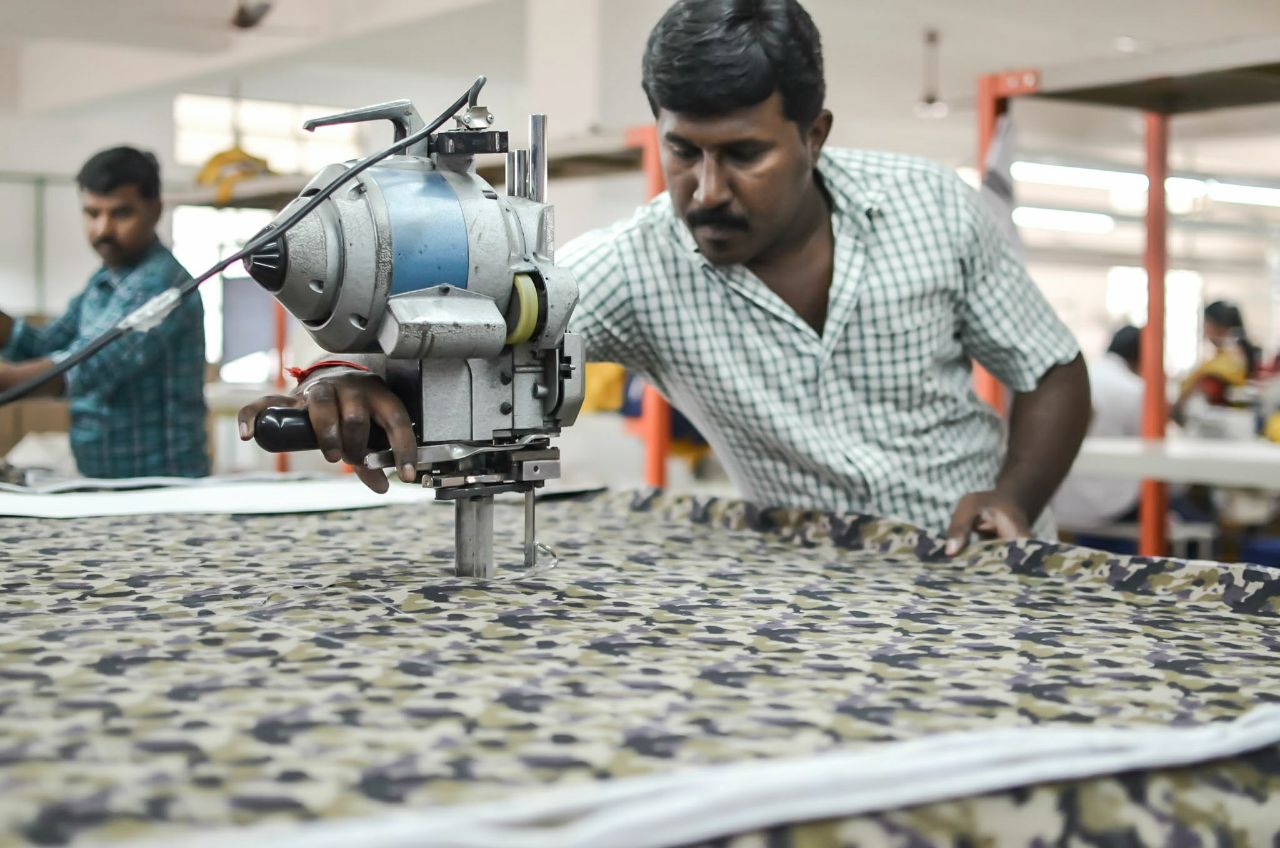Fabric cutting